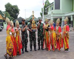 KODIM 0613-CIAMIS GELAR TARI RAMPA