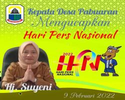 Kepla Desa Pabuaran Mengucapkan Hari P