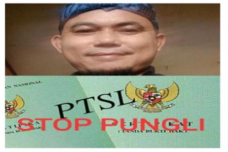 Diduga Oknum Panitia PTSL Dan Oknum Ka