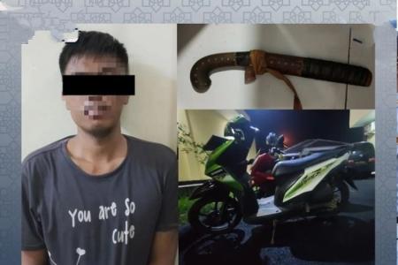 AWANAN PELAKU BEGAL MOTOR DI CIHAR