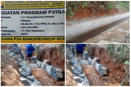 Diduga Pengerjaan P3TGAI Di Desa Ranca