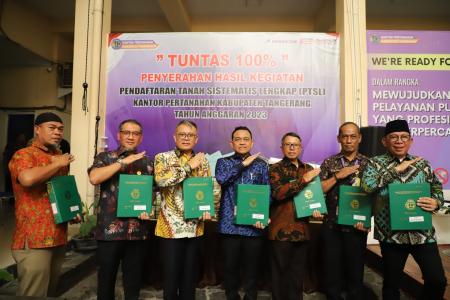 KAKANWIL BPN BANTEN APRESIASI KANT