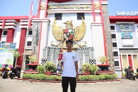 Prestasi Gemilang Nabil Rizki Annaffi Juara Bulutangkis dari SMP Neger