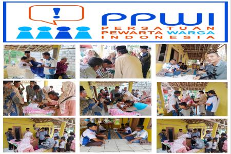 Rangkaian Bulan Bakti PPWI Kabupaten L