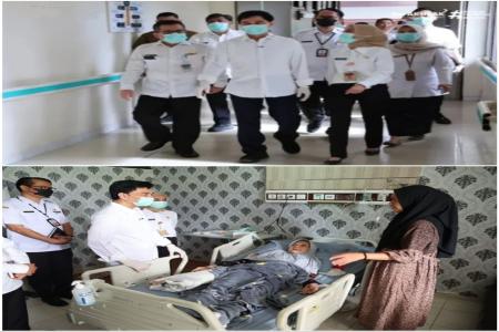 Tinjau RSUD Malingping Wagub Banten Di