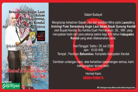 Salam Budaya Launching Antologi Puisi 