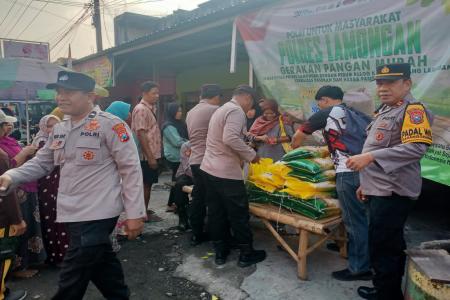 Polres Lamongan Salurkan 27 ton Beras 