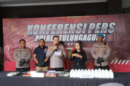 Polres Tulungagung Berhasil Amankan Te