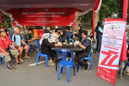 POLWAN POLRES BOJONEGORO GELAR BAK