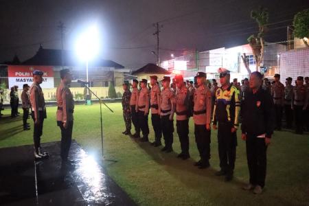 Patroli Gabungan TNI Polri dan Satpol 