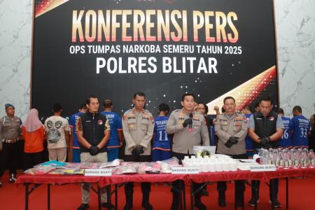 Operasi Tumpas Narkoba 2025 Polres Bli