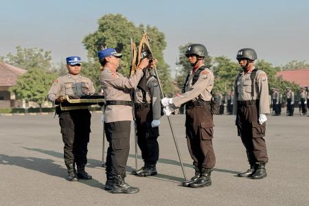 KAPOLSEK PUSPO GELAR PATROLI ANTIS