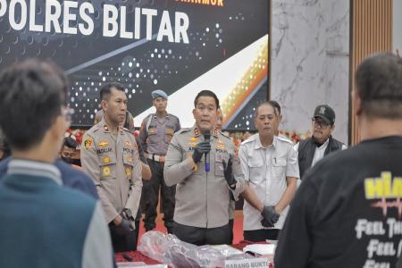 POLRES BLITAR BERHASIL AMANKAN TER