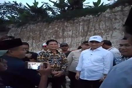 Wagub Banten Tinjau Tambang Pasir di P