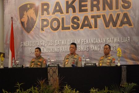 70 Polisi Satwa Ikuti Rakernis Ditpols